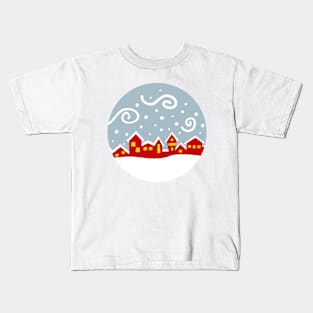 Christmas Snow Kids T-Shirt